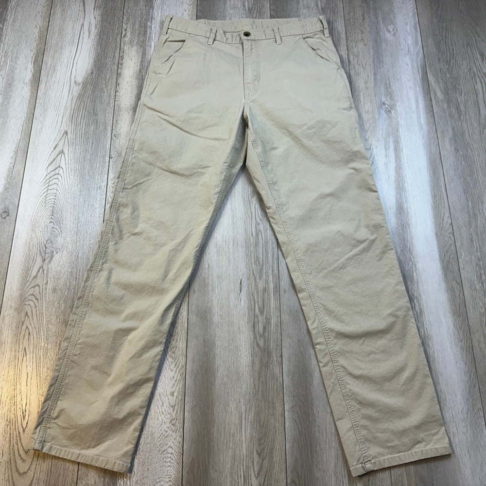 Buck Mason Pants Mens 32x32 Beige Anchor Craftsman Canvas Ford Work BM14117.516
